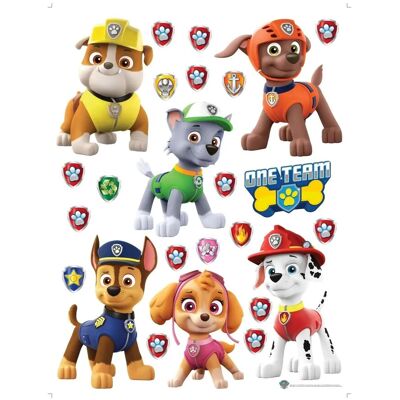 Sanders & Sanders Wandtattoo Paw Patrol Rot Gelb und Grün 65 x 85 cm 600176 Sanders & Sanders Wandtattoo Paw Patrol Rot Gelb und Grün 65 x 85 cm 600176