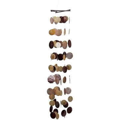 Relaxdays Windspiel Capiz Holz Bunt Handgefertigt 100 cm x 18 cm x 15 cm 0,3 kg Relaxdays Windspiel Capiz Holz Bunt Handgefertigt 100 cm x 18 cm x 15 cm 0,3 kg