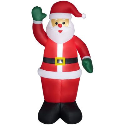 Outsunny Aufblasbar Weihnachtsdeko Polyester 88L x 60B x 184H cm Rot Outsunny Aufblasbar Weihnachtsdeko Polyester 88L x 60B x 184H cm Rot