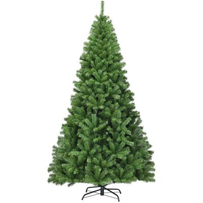 Costway Weihnachtsbaum 225cm Unbeleuchtet Realistischer PVC Tannenbaum Costway Weihnachtsbaum 225cm Unbeleuchtet Realistischer PVC Tannenbaum