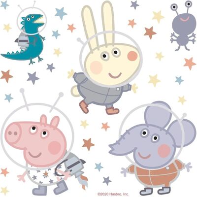 Sanders & Sanders Wandtattoo Peppa Wutz Multicolor 30 x 30 cm 601339 Sanders & Sanders Wandtattoo Peppa Wutz Multicolor 30 x 30 cm 601339