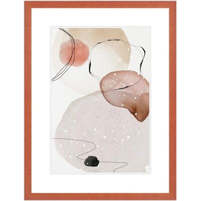 WANDStyle Bilderrahmen H950 aus Massivholz in Kirschbaum-Optik 30 x 45 cm im Stil Modern WANDStyle Bilderrahmen H950 aus Massivholz in Kirschbaum-Optik 30 x 45 cm im Stil Modern