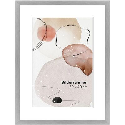 WANDStyle Bilderrahmen H950 aus Massivholz in Silber 20 x 30 cm im Stil Modern WANDStyle Bilderrahmen H950 aus Massivholz in Silber 20 x 30 cm im Stil Modern