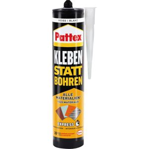 Pattex Montagekleber Kleben statt Bohren Express 390 g Kartusche Weiß Pattex Montagekleber Kleben statt Bohren Express 390 g Kartusche Weiß