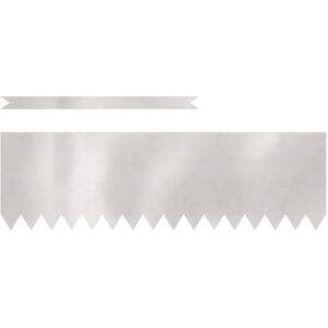 vidaXL Set mit 3 Edelstahl 50 cm Langlebig Gartenbegrenzung Silver - Gartenzaun vidaXL Set mit 3 Edelstahl 50 cm Langlebig Gartenbegrenzung Silver - Gartenzaun