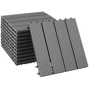 Tectake Terrassenfliesen Tegulas 11Er Set Im Klicksystem Robustes Wpc In Holzoptik 11Er Set 31 x 31 x 2 20 cm Grau Tectake Terrassenfliesen Tegulas 11Er Set Im Klicksystem Robustes Wpc In Holzoptik 11Er Set 31 x 31 x 2 20 cm Grau
