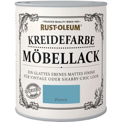 Rust-Oleum Kreidefarbe Möbellack Petrol Matt 750 ml Rust-Oleum Kreidefarbe Möbellack Petrol Matt 750 ml