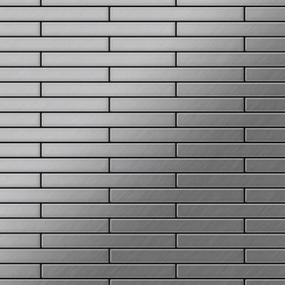 ALLOY Mosaik Fliese Massiv Metall Edelstahl Marine Gebürstet Grau 1,6mm Deedee-s-s-mb 1 Paket mit 10 Matten 0,63 m2 Grau ALLOY Mosaik Fliese Massiv Metall Edelstahl Marine Gebürstet Grau 1,6mm Deedee-s-s-mb 1 Paket mit 10 Matten 0,63 m2 Grau