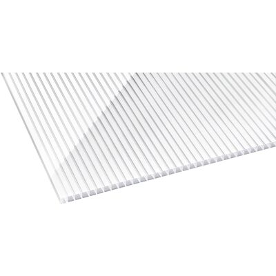 Guttagliss - Zebra - Weiß - 16mm - Polycarbonatplatte Guttagliss - Zebra - Weiß - 16mm - Polycarbonatplatte