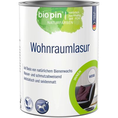 Biopin Wohnraumlasur Weiß 2,5, Biopin Wohnraumlasur Weiß 2,5,