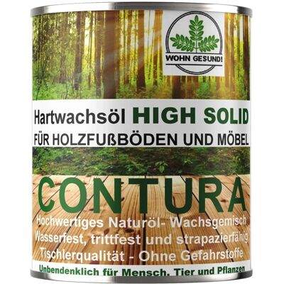 Contura Premium Hartwachsöl High Solid Holzöl Fußböden Möbel Holzschutz 750ml Contura Premium Hartwachsöl High Solid Holzöl Fußböden Möbel Holzschutz 750ml