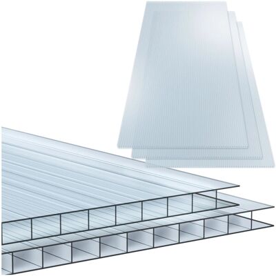 Tectake 14Er Set Doppelstegplatten Shiny 10 25 M² Gesamtfläche Individuell Zuschneidbar Lichtdurchlässig Uv Beständig 121 x 60 50 x 0 40 cm Transpa Tectake 14Er Set Doppelstegplatten Shiny 10 25 M² Gesamtfläche Individuell Zuschneidbar Lichtdurchlässig Uv Beständig 121 x 60 50 x 0 40 cm Transpa