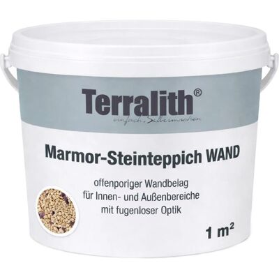Terralith Edelsteinteppich Wand Amethyst Crema für 1 m² Terralith Edelsteinteppich Wand Amethyst Crema für 1 m²