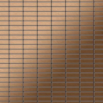ALLOY Mosaik Fliese Massiv Metall Titan Gebürstet Kupfer 1,6mm Stark Cabin-ti-ab 1 Paket mit 10 Matten 1,01 m2 Kupfer ALLOY Mosaik Fliese Massiv Metall Titan Gebürstet Kupfer 1,6mm Stark Cabin-ti-ab 1 Paket mit 10 Matten 1,01 m2 Kupfer