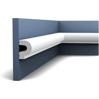 Orac Decor LUXXUS P8060 - Modern Panelleiste in Weiß Orac Decor LUXXUS P8060 - Modern Panelleiste in Weiß