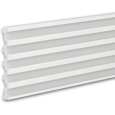 Profhome - 659802 - Weiß - 2000x251x25mm - Wandpaneel Profhome - 659802 - Weiß - 2000x251x25mm - Wandpaneel