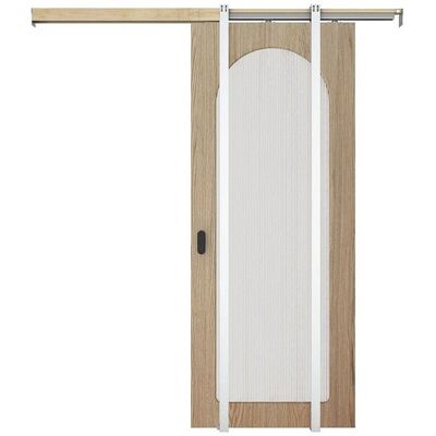 Vente-unique Schiebetür Odeza Naturfarben Hell 83 cm Vente-unique Schiebetür Odeza Naturfarben Hell 83 cm