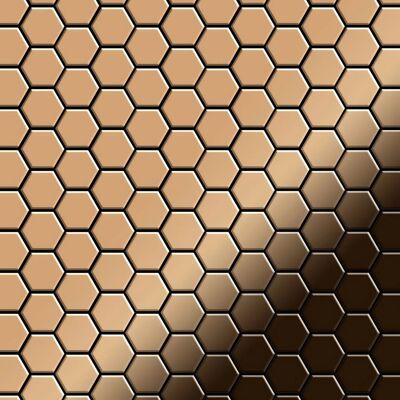 ALLOY Mosaik Fliese Massiv Metall Titan Hochglänzend Kupfer 1,6mm Stark Honey-ti-am 1 Paket mit 10 Matten 0,92 m2 Kupfer ALLOY Mosaik Fliese Massiv Metall Titan Hochglänzend Kupfer 1,6mm Stark Honey-ti-am 1 Paket mit 10 Matten 0,92 m2 Kupfer