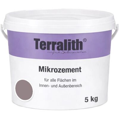 Terralith Mikrozement Fix & Fertig LFN0702 Aubergine 5kg Fein 3,5qm Terralith Mikrozement Fix & Fertig LFN0702 Aubergine 5kg Fein 3,5qm