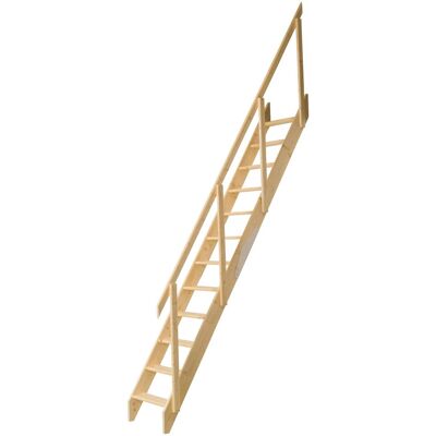 DOLLE Kiel Raumspartreppe Holz - Wangentreppe DOLLE Kiel Raumspartreppe Holz - Wangentreppe