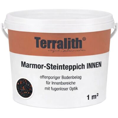 Terralith Edelsteinteppich Jaspis Nero 1 m² Innen Terralith Edelsteinteppich Jaspis Nero 1 m² Innen