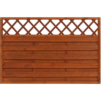 Andrewex Sichtschutzzaun-Element Country Teakfarben,asiert 120 cm x 180 cm Andrewex Sichtschutzzaun-Element Country Teakfarben,asiert 120 cm x 180 cm