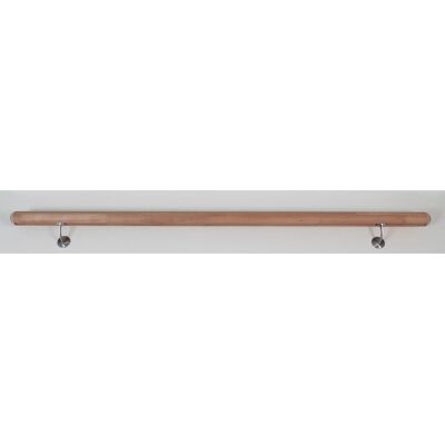 Dieda Handlauf Komplettset Buche Massivholz Ø 52 mm - 2.000 mm inkl. Halterungen Dieda Handlauf Komplettset Buche Massivholz Ø 52 mm - 2.000 mm inkl. Halterungen