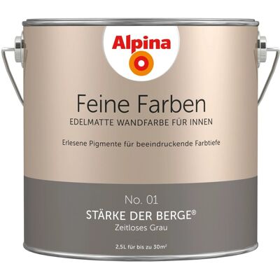 Alpina Marke Modell - Grau - Innenwandfarbe - 2,5L Alpina Marke Modell - Grau - Innenwandfarbe - 2,5L