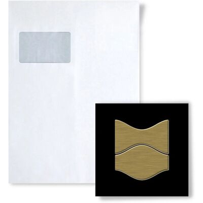 ALLOY Mosaik MUSTER S-Kismet & Karma-Ti-GB Kismet & Karma Titan Gold Gebürstet ALLOY Mosaik MUSTER S-Kismet & Karma-Ti-GB Kismet & Karma Titan Gold Gebürstet