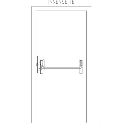 Bks Fluchttürschloss-Set Funktion E En-1125 1-Flügelig Dornmaß 65 Links Alu Bks Fluchttürschloss-Set Funktion E En-1125 1-Flügelig Dornmaß 65 Links Alu