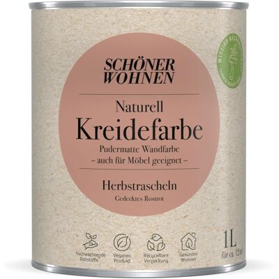 Schöner Wohnen Kreidefarbe Naturell Herbstrascheln 1, Schöner Wohnen Kreidefarbe Naturell Herbstrascheln 1,