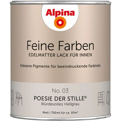 Alpina Marke Modell - Hellgrau Lack Alpina Marke Modell - Hellgrau Lack