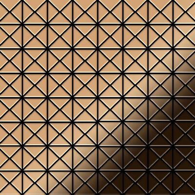 ALLOY Mosaik Fliese Massiv Metall Titan Hochglänzend Kupfer 1,6mm Stark Deco-ti-am 1 Paket mit 10 Matten 0,92 m2 Kupfer ALLOY Mosaik Fliese Massiv Metall Titan Hochglänzend Kupfer 1,6mm Stark Deco-ti-am 1 Paket mit 10 Matten 0,92 m2 Kupfer