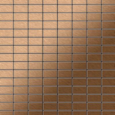 ALLOY Mosaik Fliese Massiv Metall Titan Gebürstet Kupfer 1,6mm Stark Bauhaus-ti-ab 1 Paket mit 10 Matten 1,05 m2 Kupfer ALLOY Mosaik Fliese Massiv Metall Titan Gebürstet Kupfer 1,6mm Stark Bauhaus-ti-ab 1 Paket mit 10 Matten 1,05 m2 Kupfer
