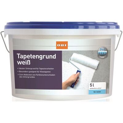 OBI Tapetengrund Weiß matt 5, OBI Tapetengrund Weiß matt 5,
