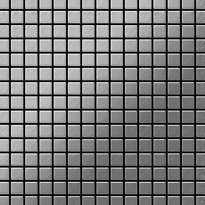 ALLOY Mosaik Fliese Massiv Metall Edelstahl Gebürstet Grau 1,6mm Stark Mosaic-s-s-b 1 Paket mit 10 Matten 1,04 m2 Grau ALLOY Mosaik Fliese Massiv Metall Edelstahl Gebürstet Grau 1,6mm Stark Mosaic-s-s-b 1 Paket mit 10 Matten 1,04 m2 Grau