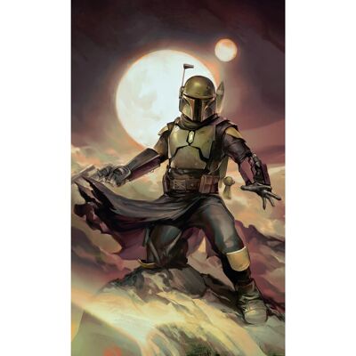 KOMAR Boba Fett Star Wars Tapete - Kinder, Vinyl, Waschbar KOMAR Boba Fett Star Wars Tapete - Kinder, Vinyl, Waschbar