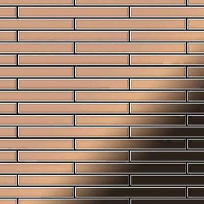 ALLOY Mosaik Fliese Massiv Metall Kupfer Gewalzt Kupfer 1,6mm Stark Avenue-cm 1 Paket mit 10 Matten 0,74 m2 Kupfer ALLOY Mosaik Fliese Massiv Metall Kupfer Gewalzt Kupfer 1,6mm Stark Avenue-cm 1 Paket mit 10 Matten 0,74 m2 Kupfer