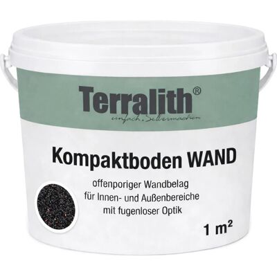 Terralith Kompaktboden Wand Mix Nero 102 für 1 m² Terralith Kompaktboden Wand Mix Nero 102 für 1 m²