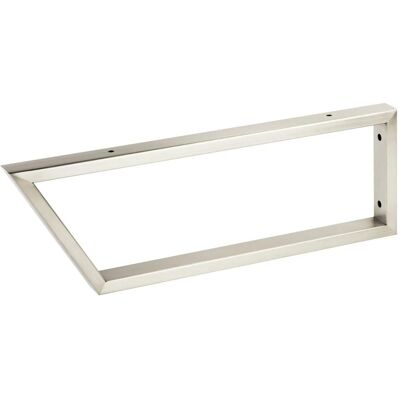 SOTECH 1 x Waschtischkonsole TWK500 500 x 150 mm Edelstahl Gebürstet Vorderseite 60 Grad Abgeschrägt SOTECH 1 x Waschtischkonsole TWK500 500 x 150 mm Edelstahl Gebürstet Vorderseite 60 Grad Abgeschrägt