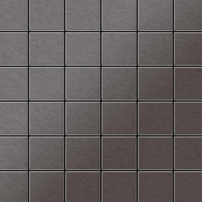 ALLOY Mosaik Fliese Massiv Metall Titan Gebürstet Dunkelgrau 1,6mm Cinquanta-ti-sb 1 Paket mit 10 Matten 0,94 m2 Grau ALLOY Mosaik Fliese Massiv Metall Titan Gebürstet Dunkelgrau 1,6mm Cinquanta-ti-sb 1 Paket mit 10 Matten 0,94 m2 Grau