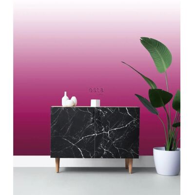 ESTAhome Wandbild - Dip Dye Farbverlauf Rosa Weiß - 100x279cm ESTAhome Wandbild - Dip Dye Farbverlauf Rosa Weiß - 100x279cm