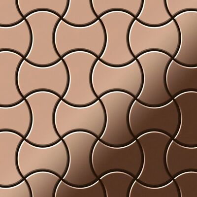 ALLOY Mosaik Fliese Massiv Metall Kupfer Gewalzt Kupfer 1,6mm Stark Infinit-cm 1 Paket mit 10 Matten 0,91 m2 Kupfer ALLOY Mosaik Fliese Massiv Metall Kupfer Gewalzt Kupfer 1,6mm Stark Infinit-cm 1 Paket mit 10 Matten 0,91 m2 Kupfer
