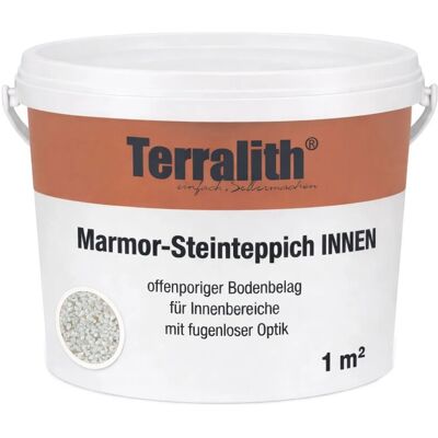 Terralith Edelsteinteppich Rosenquarz Bianco 1 m² Innen Terralith Edelsteinteppich Rosenquarz Bianco 1 m² Innen