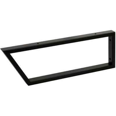 SOTECH 1 x Waschtischkonsole TWK450 450 x 150 mm Stahl Schwarz Matt Vorderseite 60 Grad Abgeschrägt SOTECH 1 x Waschtischkonsole TWK450 450 x 150 mm Stahl Schwarz Matt Vorderseite 60 Grad Abgeschrägt