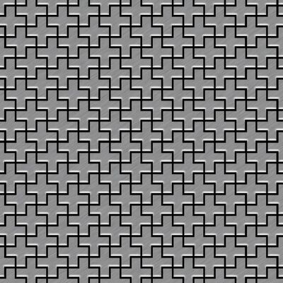 ALLOY Mosaik Fliese Massiv Metall Edelstahl Gebürstet Grau 1,6mm Swiss Cross-s-s-b 1 Paket mit 10 Matten 0,88 m2 Grau ALLOY Mosaik Fliese Massiv Metall Edelstahl Gebürstet Grau 1,6mm Swiss Cross-s-s-b 1 Paket mit 10 Matten 0,88 m2 Grau