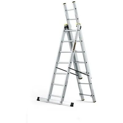 Drabest Aluminium-Anlegeleiter PRO - 7 Stufen - Max 150kg - Professionell Drabest Aluminium-Anlegeleiter PRO - 7 Stufen - Max 150kg - Professionell