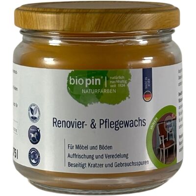 Biopin Renovier- und Pflegewachs Weiß 375 ml Biopin Renovier- und Pflegewachs Weiß 375 ml