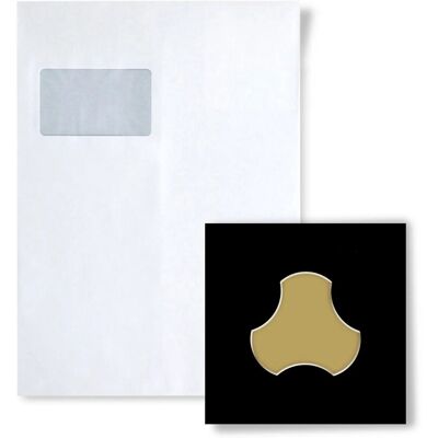 ALLOY Mosaik MUSTER S-Ubiquity-Ti-GM Ubiquity Titan Gold Hochglänzend ALLOY Mosaik MUSTER S-Ubiquity-Ti-GM Ubiquity Titan Gold Hochglänzend