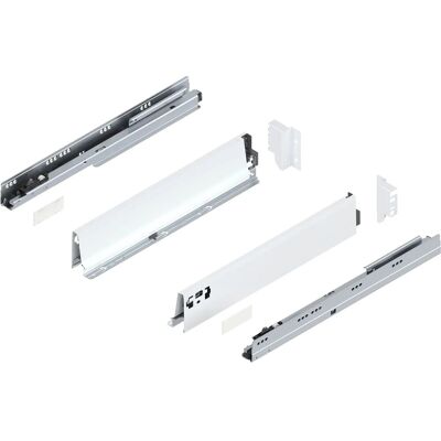 Blum Tandembox antaro M Vollauszug Blumotion 450 mm 65 kg Seidenweiß Blum Tandembox antaro M Vollauszug Blumotion 450 mm 65 kg Seidenweiß